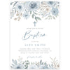 Baby Boy Baptism Invitation